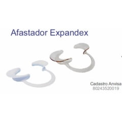 AFASTADOR LABIAL EXPANDEX ADULTO COM 2 CRISTAL